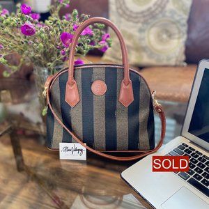 Authentic Vintage Fendi Pequin Alma style 2-way